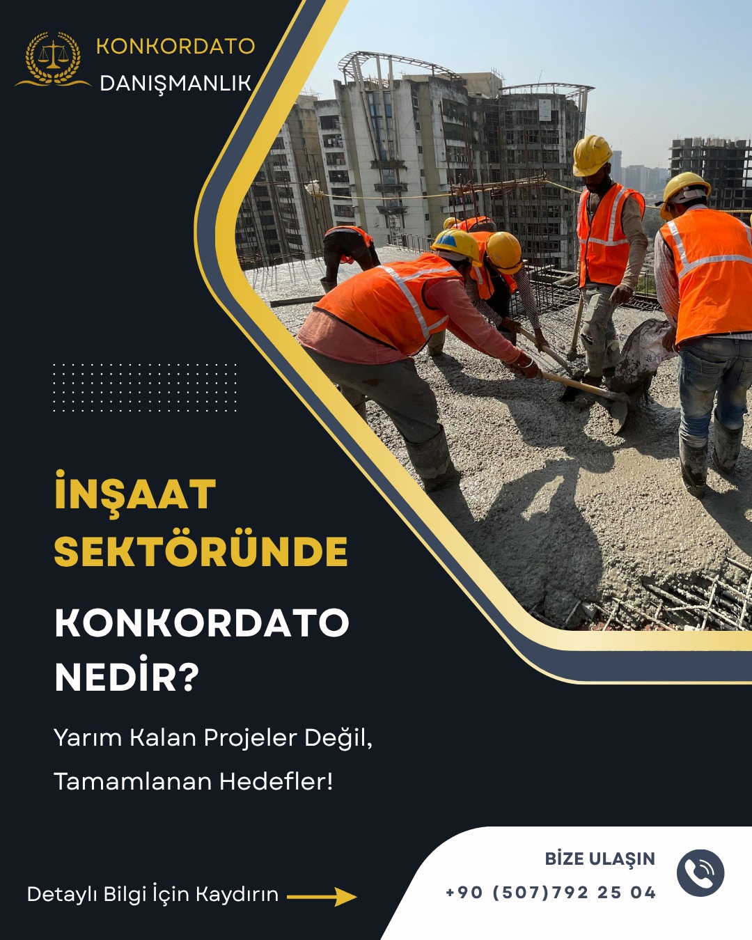 İzmir Konkordato - İnşaat sektöründe konkordato nedir?